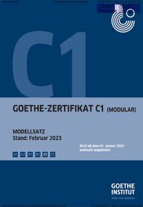 Goethe-Zertifikat C1 Modellsatz
