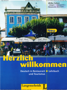 Herzlich willkonnmen Deutsch in Restaurant und Tourismus Lehrbuch